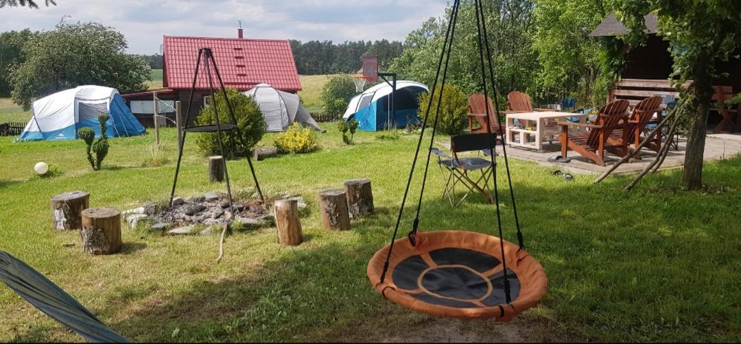 Wczasy Na Kaszubach U Hani Wiele Buitenkant foto