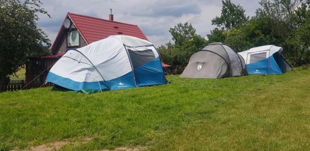 Wczasy Na Kaszubach U Hani Wiele Buitenkant foto