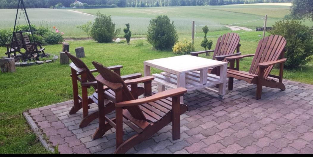 Wczasy Na Kaszubach U Hani Wiele Buitenkant foto